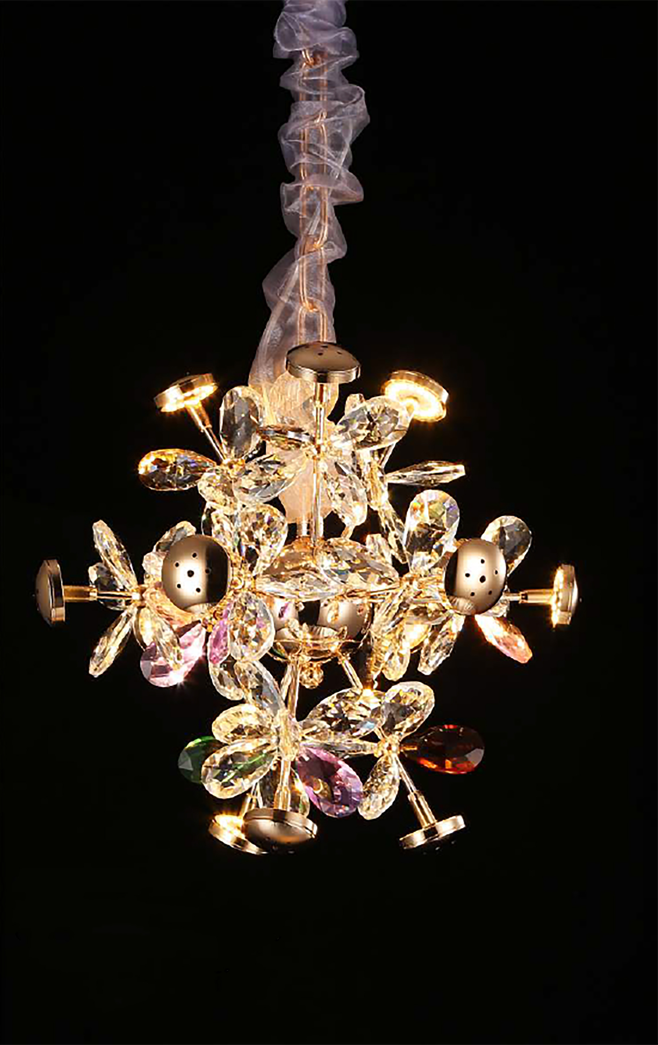 CRYSTAL WEB HANGING LIGHT